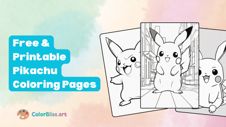 pikachu coloring pages
