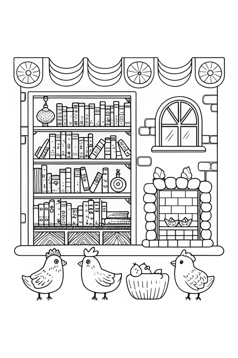 chicken coloring pages