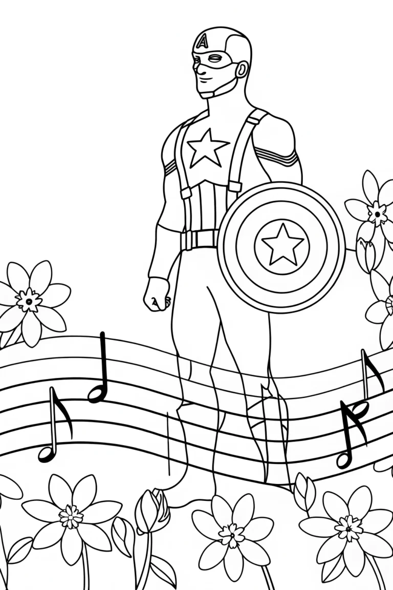 captain america coloring pages