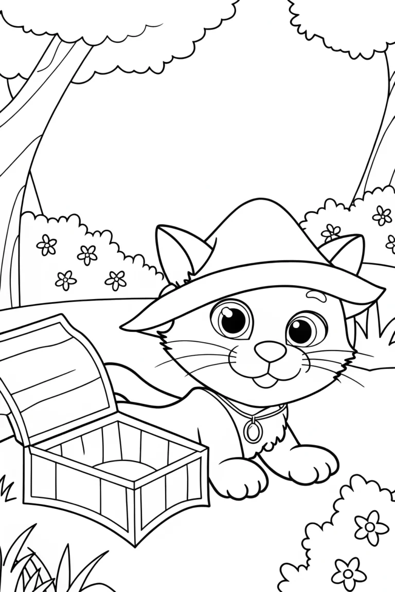 cat coloring pages