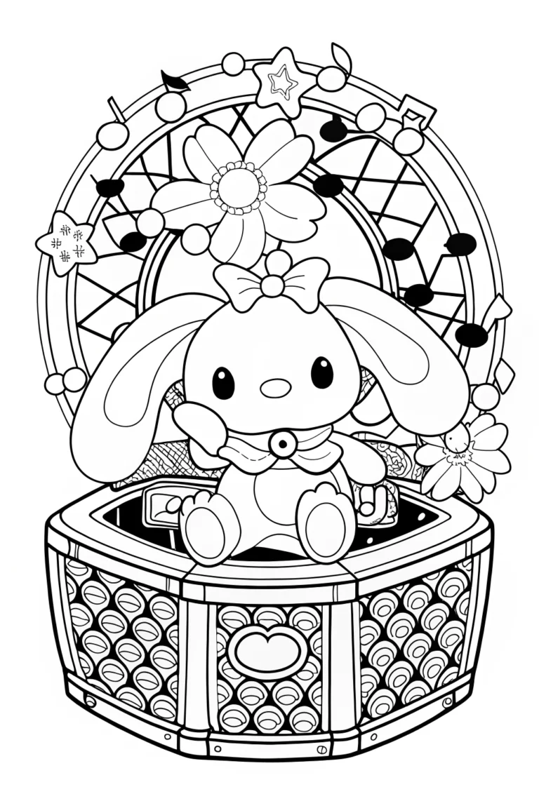 cinnamoroll coloring pages