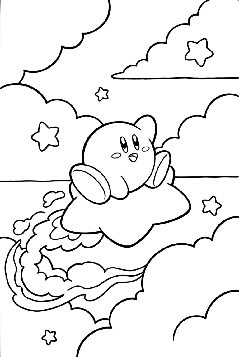 kirby coloring pages